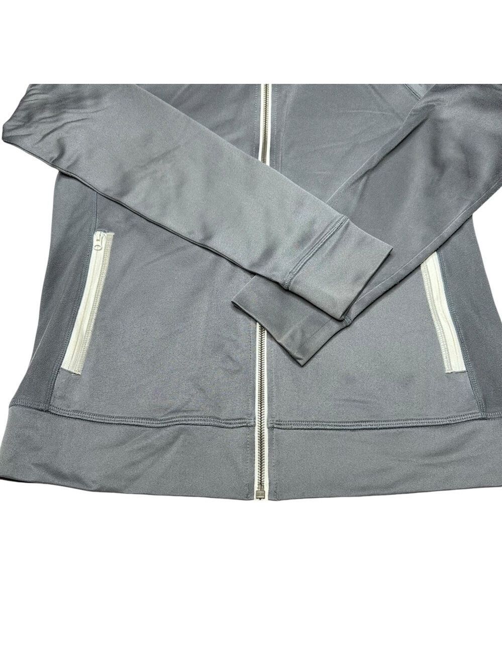 Adidas Gray Track Climalite Jacket‎ Long Sleeve Men’s Size Small - Picture 5 of 7